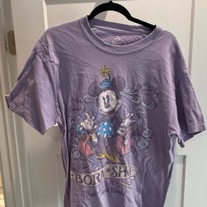 Disneyland Purple T-Shirt with Minnie Design